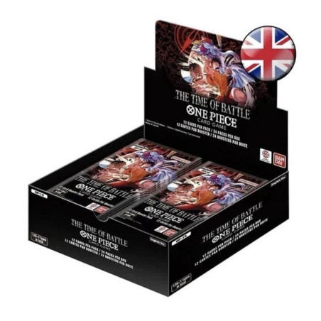 DISPLAY DE 24 BOOSTERS ONE PIECE THE TIME OF BATTLE / CARTE ANGLAISE