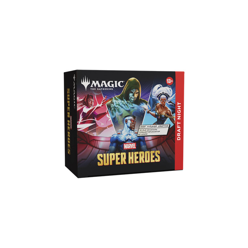 DRAFT NIGHT MAGIC SUPER HEROES MARVEL / CARTE ANGLAISE