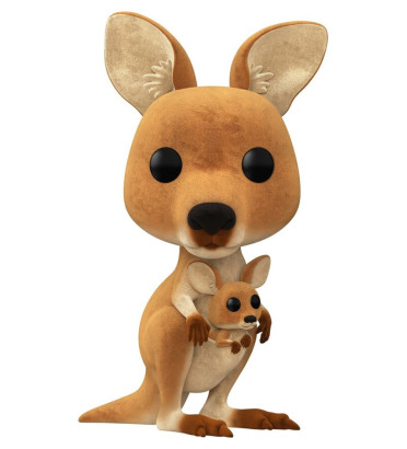 KANGAROO / AUSTRALIAN ANIMALS / FIGURINE FUNKO POP / FLOCKED
