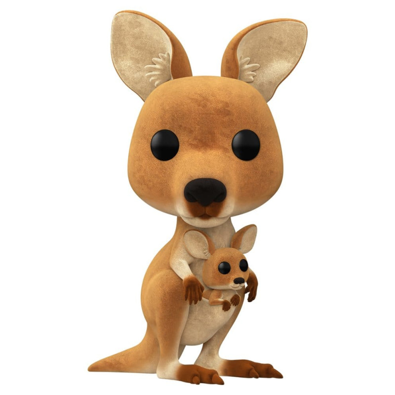 KANGAROO / AUSTRALIAN ANIMALS / FIGURINE FUNKO POP / FLOCKED