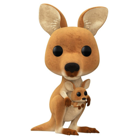 KANGAROO / AUSTRALIAN ANIMALS / FIGURINE FUNKO POP / FLOCKED