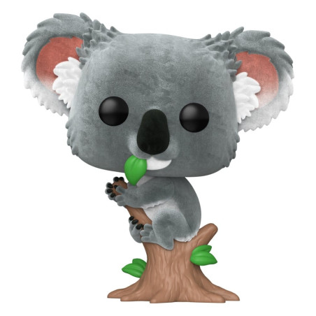 KOALA / AUSTRALIAN ANIMALS / FIGURINE FUNKO POP / FLOCKED