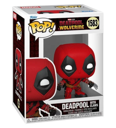 DEADPOOL WITH CLAWS / DEADPOOL AND WOLVERINE / FIGURINE FUNKO POP