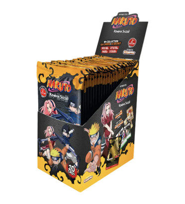 DISPLAY DE 24 BOOSTERS NARUTO MYTHOS SET 1 KONOHA SHIDO EDITION 2 / CARTE VF