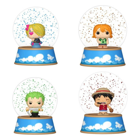 DISPLAY DE 12 MYSTERY MINIS GLOBES / ONE PIECE / FIGURINE FUNKO POP