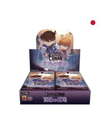 DISPLAY DE 18 BOOSTERS DETECTIVE CONAN SAD FATE CT-P08 / CARTE JAPONAISE