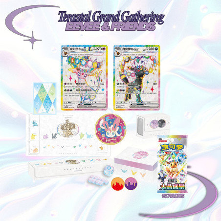 COFFRET POKEMON EEVEE AND FRIENDS TERASTAL GRAND GATHERING CSV9.5C / CARTE CHINOISE