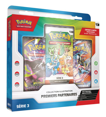 COFFRET POKEMON FIRST PARTNER ILLUSTRATION COLLECTION SERIE 3 / CARTE VF