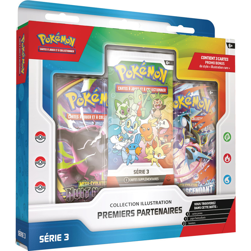 COFFRET POKEMON FIRST PARTNER ILLUSTRATION COLLECTION SERIE 3 / CARTE VF