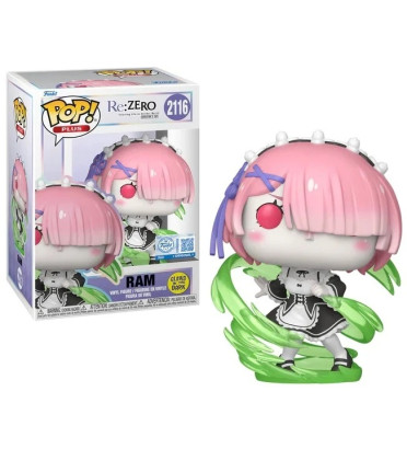 RAM WIND MAGIC / RE ZERO / FIGURINE FUNKO POP / EXCLUSIVE SPECIAL EDITION / GITD