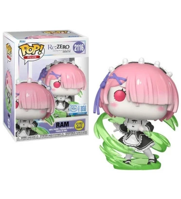 RAM WIND MAGIC / RE ZERO / FIGURINE FUNKO POP / EXCLUSIVE SPECIAL EDITION / GITD