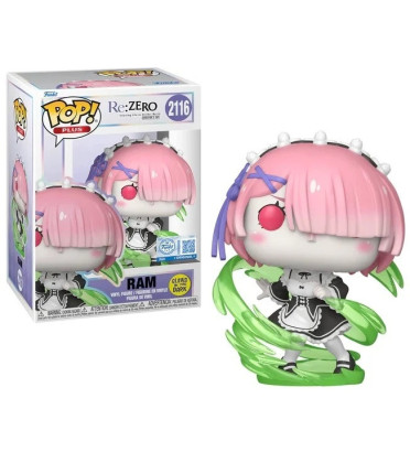 RAM WIND MAGIC / RE ZERO / FIGURINE FUNKO POP / EXCLUSIVE SPECIAL EDITION / GITD RAM WIND MAGIC / RE ZERO / FIGURINE FUNKO POP / EXCLUSIVE SPECIAL EDITION / GITD
