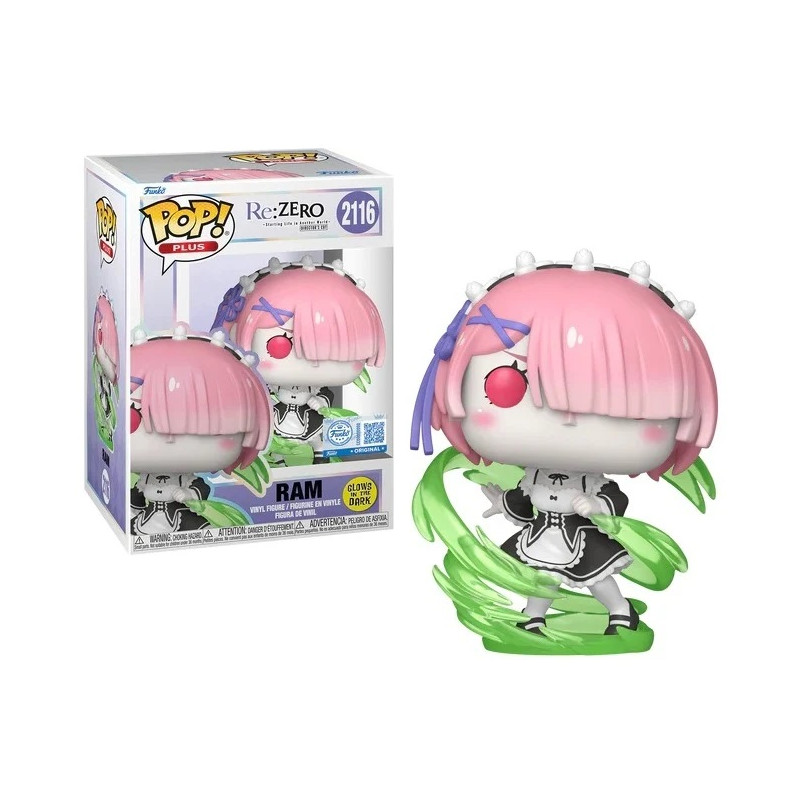 RAM WIND MAGIC / RE ZERO / FIGURINE FUNKO POP / EXCLUSIVE SPECIAL EDITION / GITD