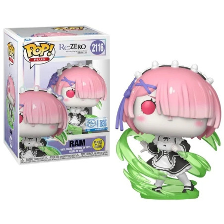 RAM WIND MAGIC / RE ZERO / FIGURINE FUNKO POP / EXCLUSIVE SPECIAL EDITION / GITD