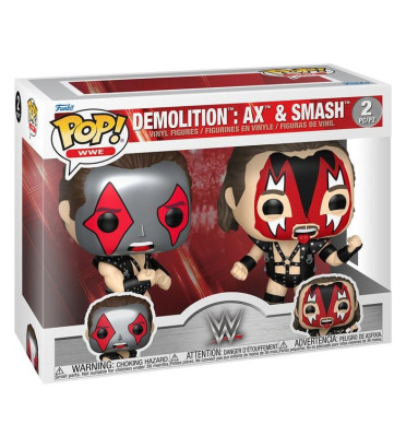 2 PACK DEMOLITION AX AND SMASH / WWE / FIGURINE FUNKO POP