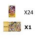 BUNDLE CARTON DE 24 BOOSTERS SOUS BLISTERS ONE PIECE OP17 VF + PLAYMAT VOL 1