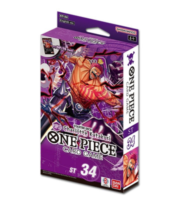 STARTER DECK ONE PIECE ST-34 CHARLOTTE KATAKURI / CARTE ANGLAISE
