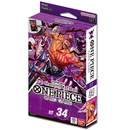 STARTER DECK ONE PIECE ST-34 CHARLOTTE KATAKURI / CARTE ANGLAISE