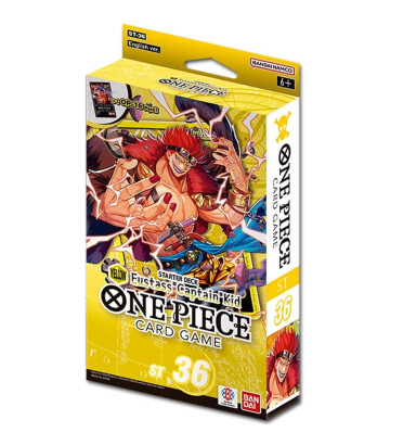 STARTER DECK ONE PIECE ST-36 EUSTASS CAPTAIN KID / CARTE ANGLAISE