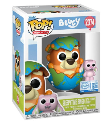 SLEEPYTIME BINGO WITH FLOPPY BUNNY / BLUEY / FIGURINE FUNKO POP
