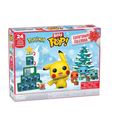 CALENDRIER DE L'AVENT POKEMON 2026 / FIGURINE FUNKO BITTY POP