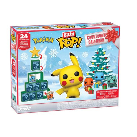 CALENDRIER DE L'AVENT POKEMON 2026 / FIGURINE FUNKO BITTY POP