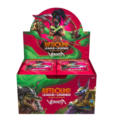 DISPLAY DE 24 BOOSTERS RIFTBOUND VENDETTA SET 4 / CARTE VF