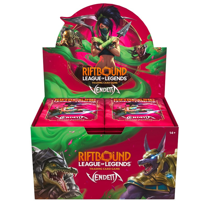 DISPLAY DE 24 BOOSTERS RIFTBOUND VENDETTA SET 4 / CARTE VF