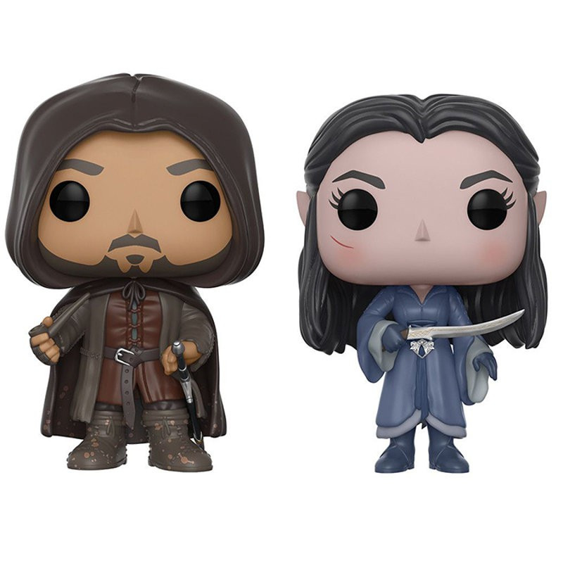 Figurine 2 Pack Aragorn Et Arwen / Le Seigneur Des Anneaux / Funko