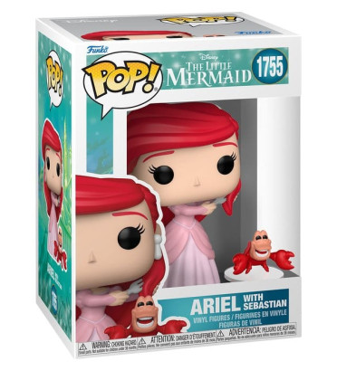 ARIEL AVEC SEBASTIAN / LA PETITE SIRENE / FIGURINE FUNKO POP - 2