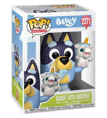 BANDIT WITH UNICORSE / BLUEY / FIGURINE FUNKO POP - 2
