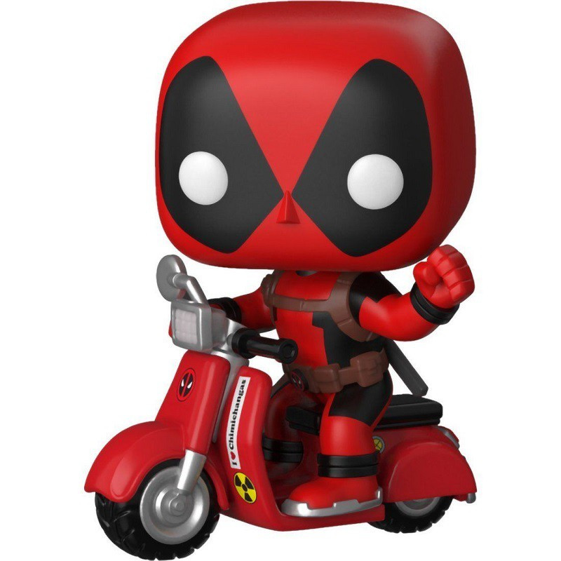 Figurine Deadpool On Scooter / Deadpool / Funko Pop Marvel 45