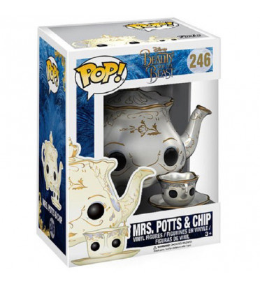 MRS POTTS ET CHIP / LA BELLE ET LA BÊTE / FIGURINE FUNKO POP