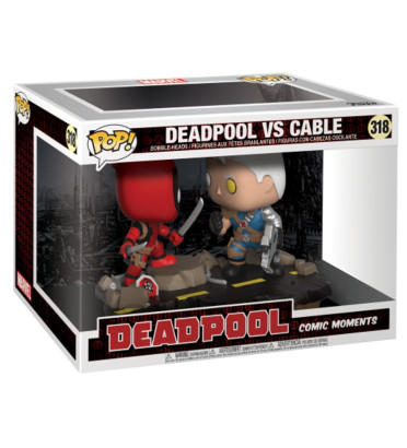 DEADPOOL VS CABLE / DEADPOOL COMIC MOMENTS / FIGURINE FUNKO POP DEADPOOL VS CABLE / DEADPOOL COMIC MOMENTS / FIGURINE FUNKO POP