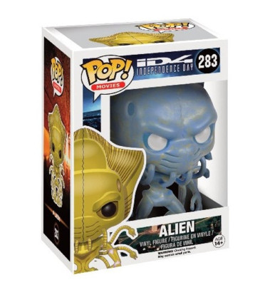 ALIEN WHITE / INDEPENDENCE DAY / FIGURINE FUNKO POP / UNDERGROUND TOYS EXCLUSIVE ALIEN WHITE / INDEPENDENCE DAY / FIGURINE FUNKO POP / UNDERGROUND TOYS EXCLUSIVE