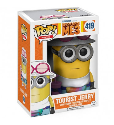 TOURIST JERRY METALLIC / MOI MOCHE ET MÉCHANT / FIGURINE FUNKO POP / EXCLUSIVE