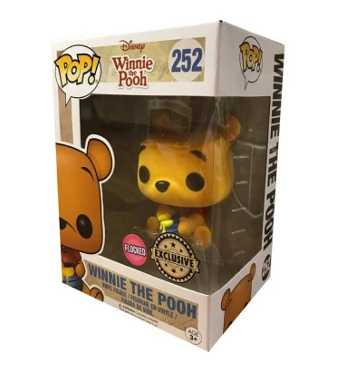 WINNIE / WINNIE L'OURSON / FIGURINE FUNKO POP / FLOCKED / EXCLUSIVE