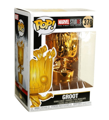 GROOT CHROME / MARVEL STUDIOS / FIGURINE FUNKO POP GROOT CHROME / MARVEL STUDIOS / FIGURINE FUNKO POP