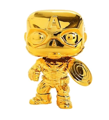 CAPTAIN AMERICA CHROME / MARVEL STUDIOS / FIGURINE FUNKO POP