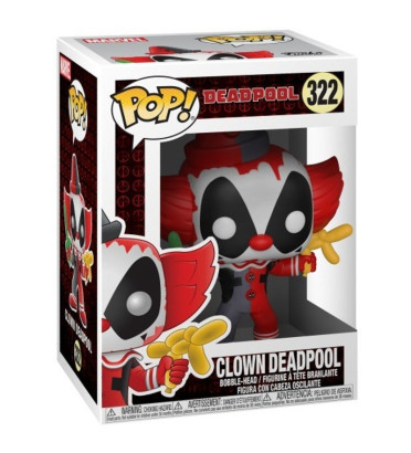 CLOWN DEADPOOL / DEADPOOL / FIGURINE FUNKO POP CLOWN DEADPOOL / DEADPOOL / FIGURINE FUNKO POP