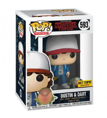 DUSTIN ET DART / STRANGER THINGS / FIGURINE FUNKO POP / EXCLUSIVE