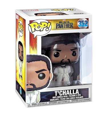 T'CHALLA ROBE BLANCHE / BLACK PANTHER / FIGURINE FUNKO POP