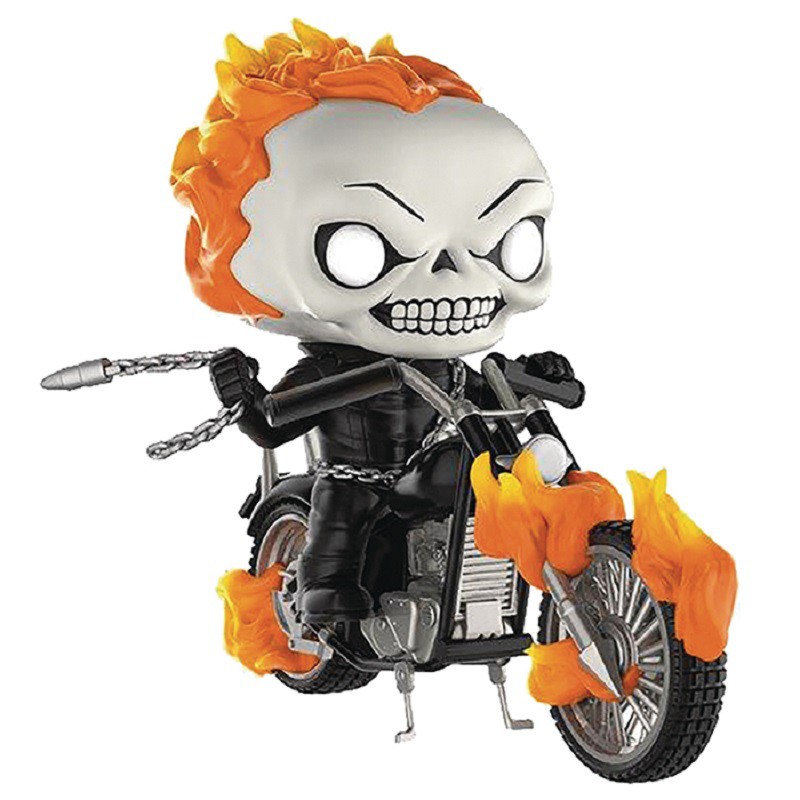 Funko POP! Rides Marvel Ghost Rider Blacklight - édition Exclusive - N°33