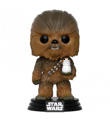 CHEWBACCA WITH PORG / STAR WARS / FIGURINE FUNKO POP