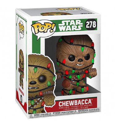 HOLIDAY CHEWBACCA / STAR WARS / FIGURINE FUNKO POP