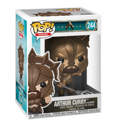 ARTHUR CURRY AS GLADIATOR / AQUAMAN / FIGURINE FUNKO POP