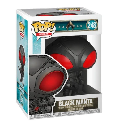 BLACK MANTA / AQUAMAN / FIGURINE FUNKO POP / BOITE ABIMÉE