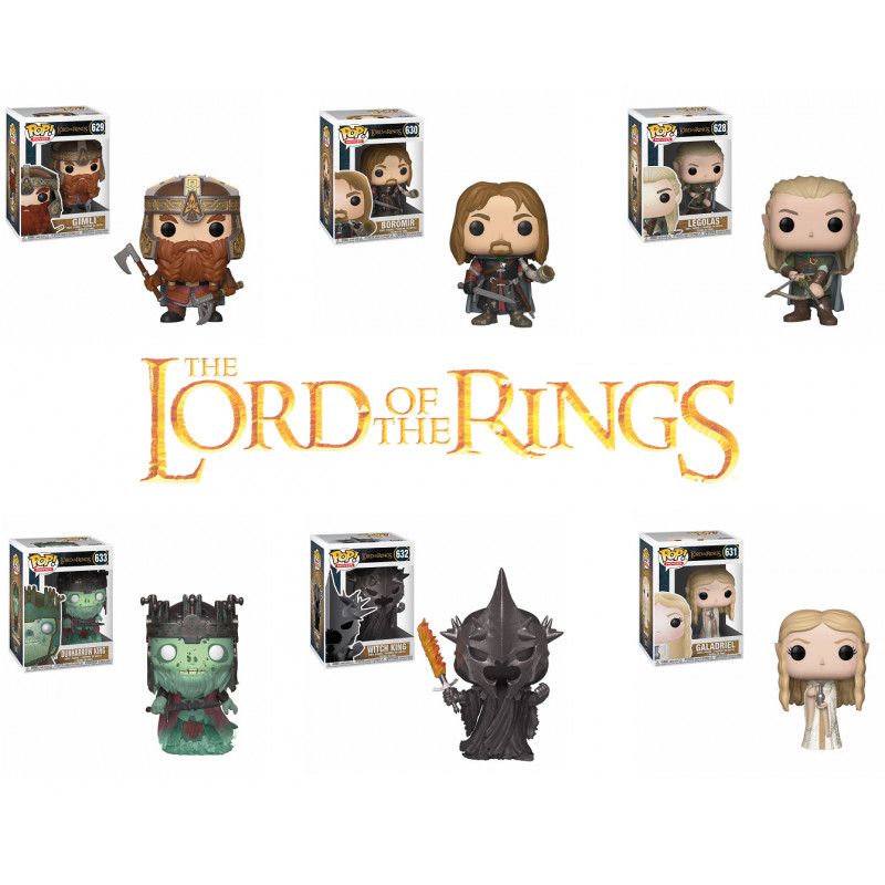 Pack De 6 Figurines / Le Seigneur Des Anneaux / Funko Pop Movies