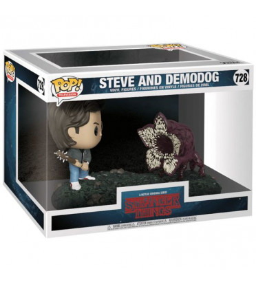 STEVE ET DEMODOG MOVIE MOMENTS / STRANGER THINGS / FIGURINE FUNKO POP