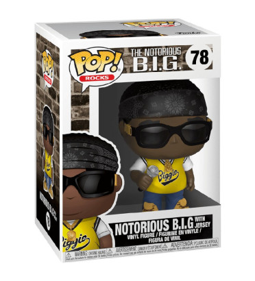 NOTORIOUS BIG WITH JERSEY / NOTORIOUS BIG / FIGURINE FUNKO POP NOTORIOUS BIG WITH JERSEY / NOTORIOUS BIG / FIGURINE FUNKO POP